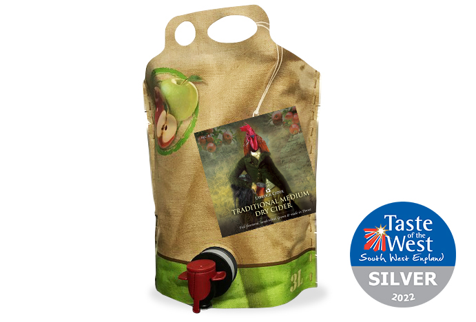 Laycock Medium Dry Cider - 3ltr Pouch